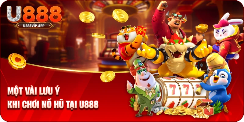 Một vài lưu ý khi chơi nổ hũ tại U888